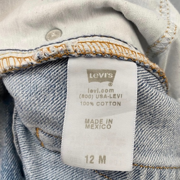 Levi's 550 Jeans Relaxed Tapered Women's 30x30 / 12M Blue Light High Rise Mom - Picture 12 of 12